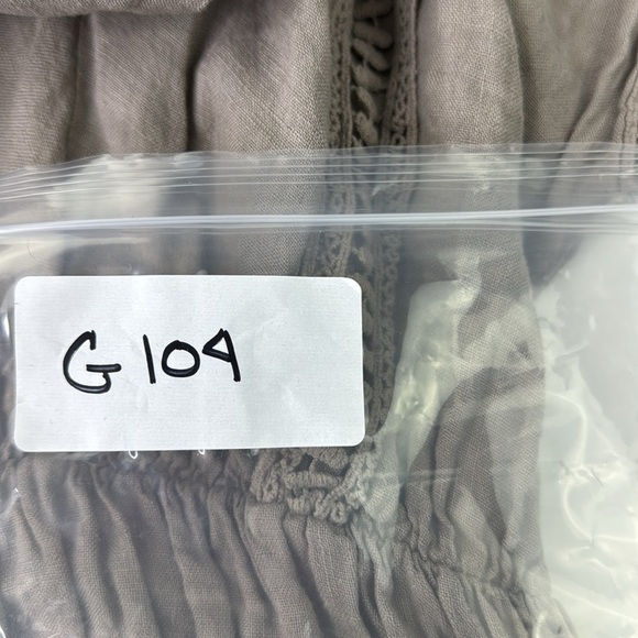 Lungo L'ArnoSand Coloured Linen Dress Made in Italy - Picture 9 of 9